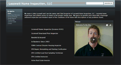 Desktop Screenshot of lasswellhomeinspection.com