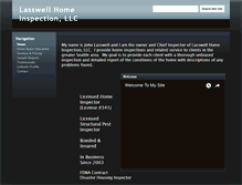 Tablet Screenshot of lasswellhomeinspection.com